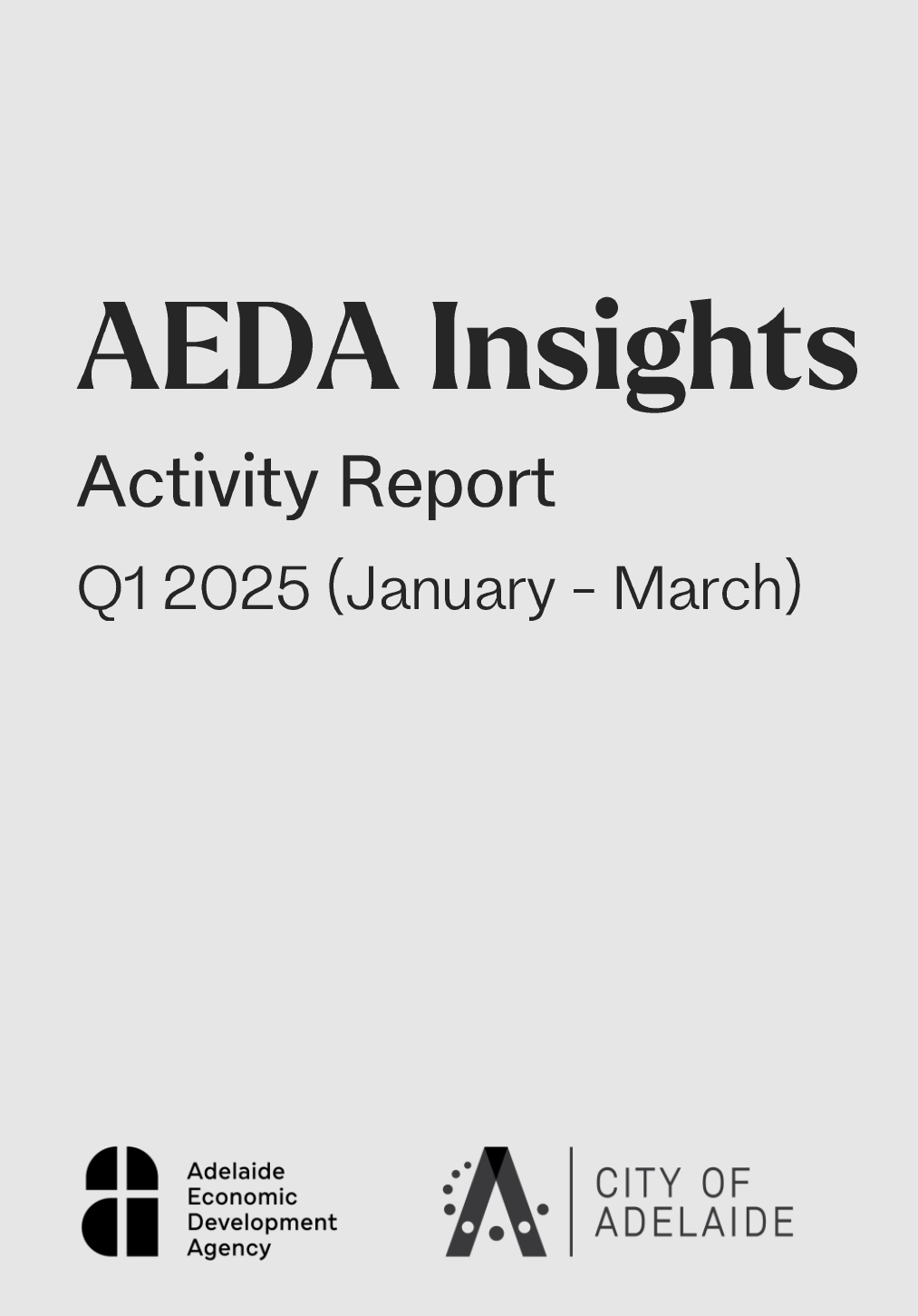 AEDA Insights Activity Report Q1 2025