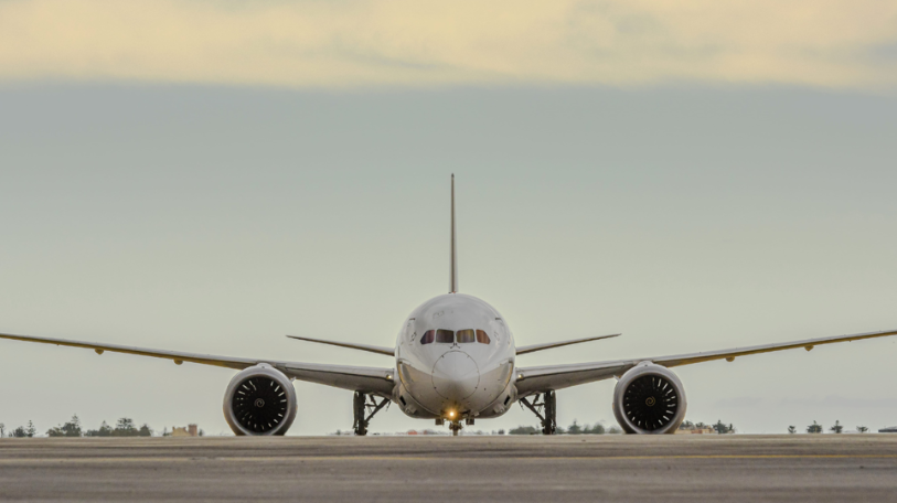Airplane on a tarmac Picture via SATC