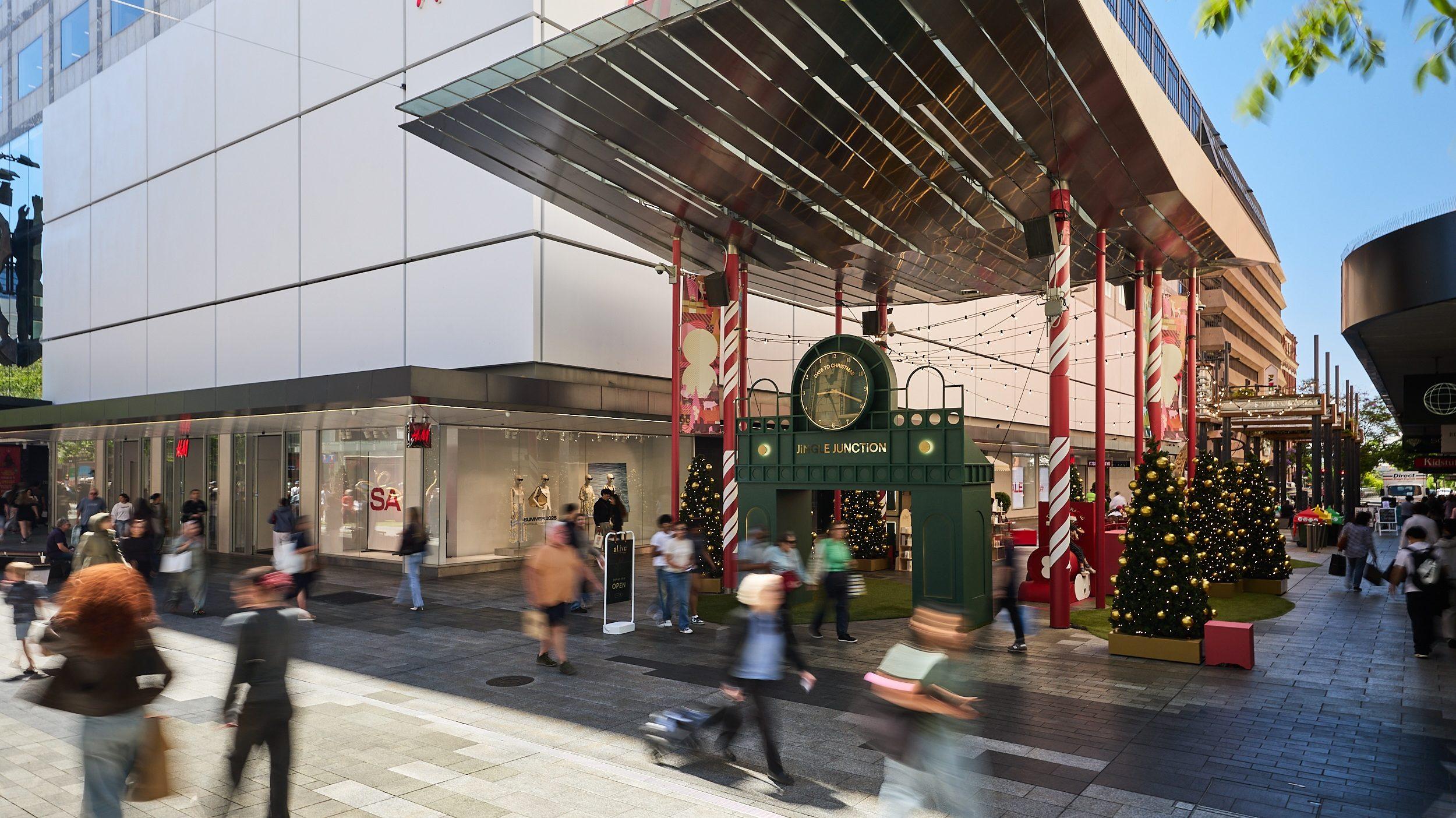 Rundle Mall during the Christmas season
