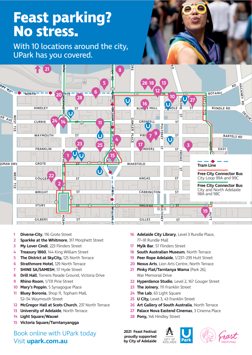 Feast Festival 2021 Parking