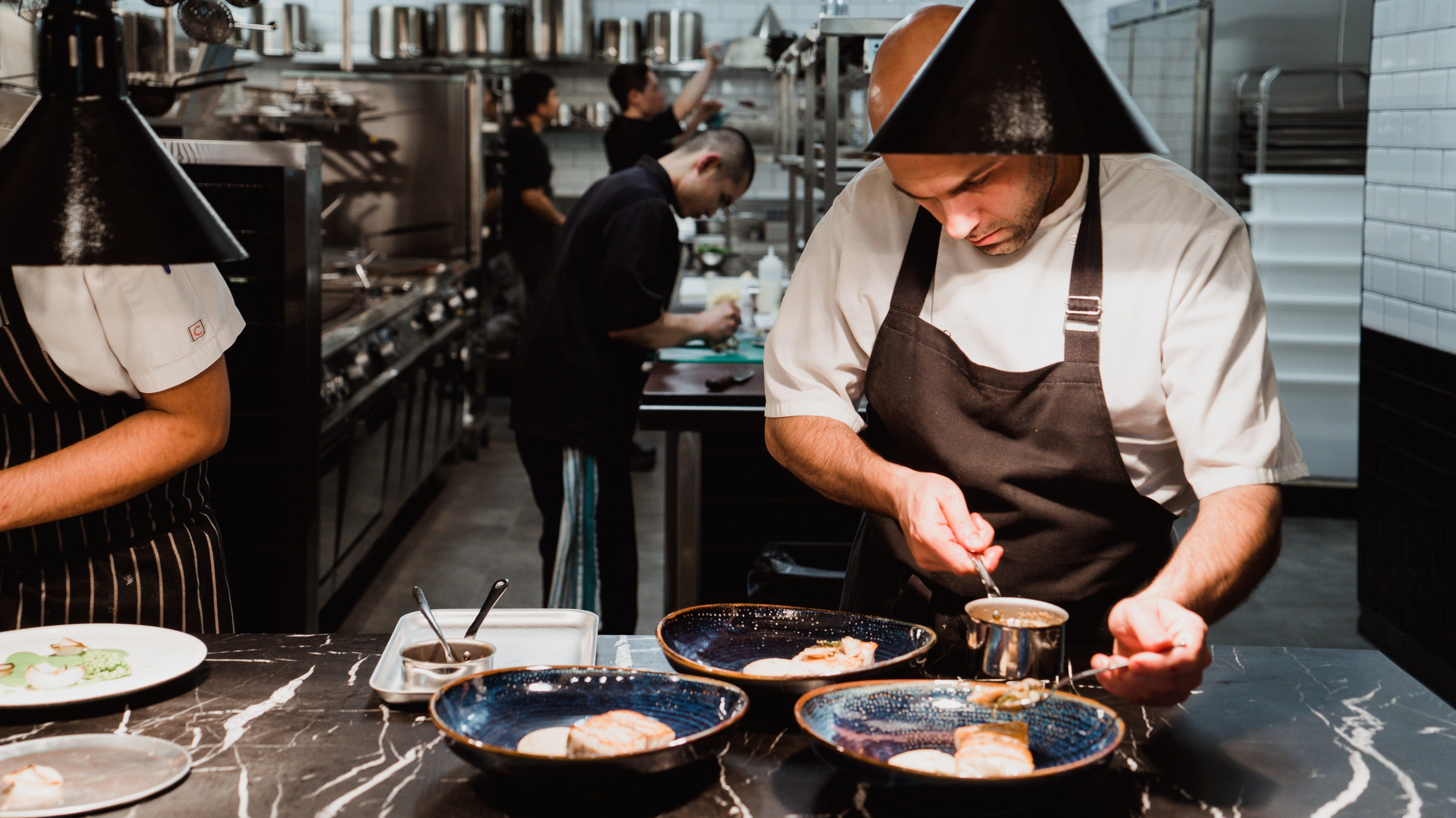 Garcon Bleu head chef Gianni Delogu