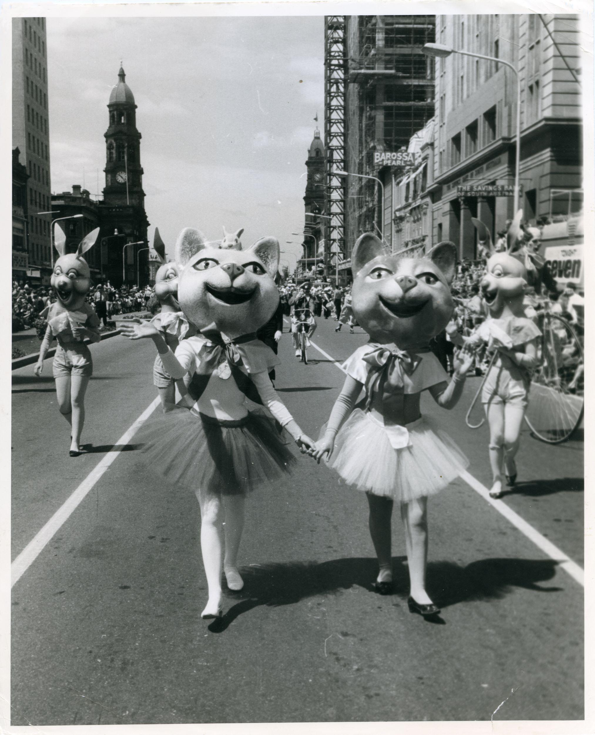 John Martin's Christmas Pageant [Catty Cuties and Bunnies in King William Street]