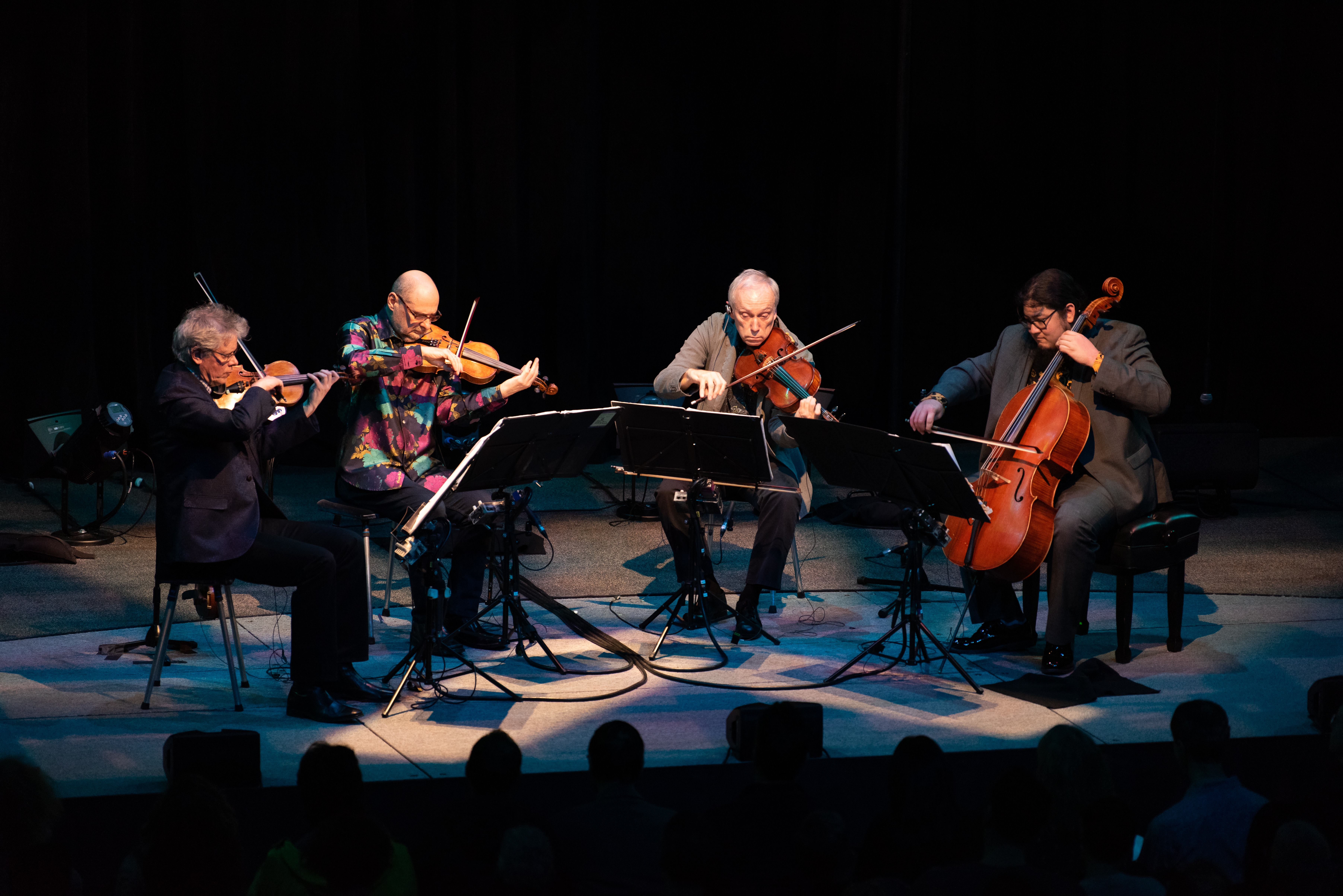 Kronos Quartet 2 Stanford Live Bing Concert Hall credit Allie Foraker