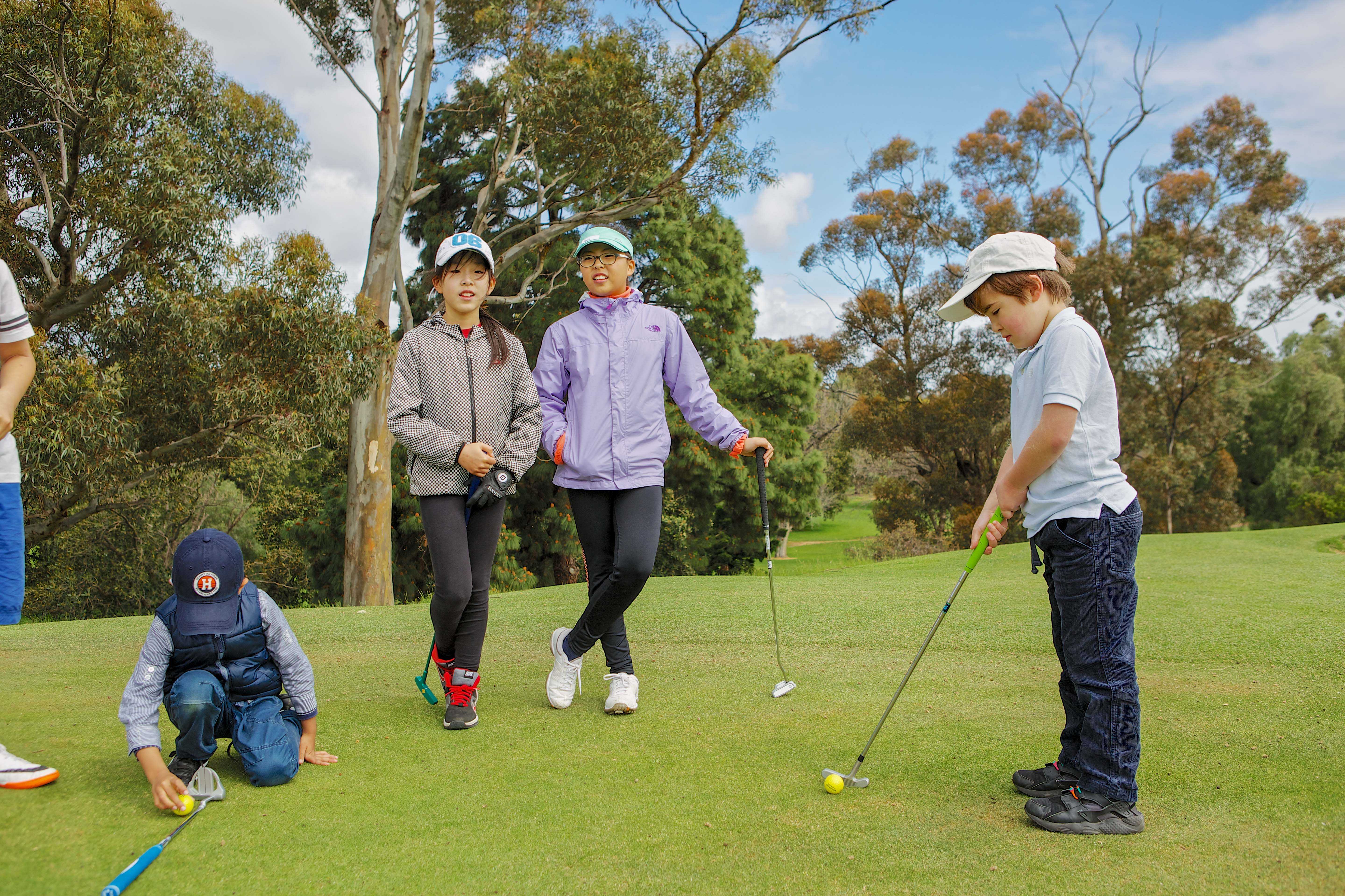 School Holiday Golf North Adelaide Golf Course