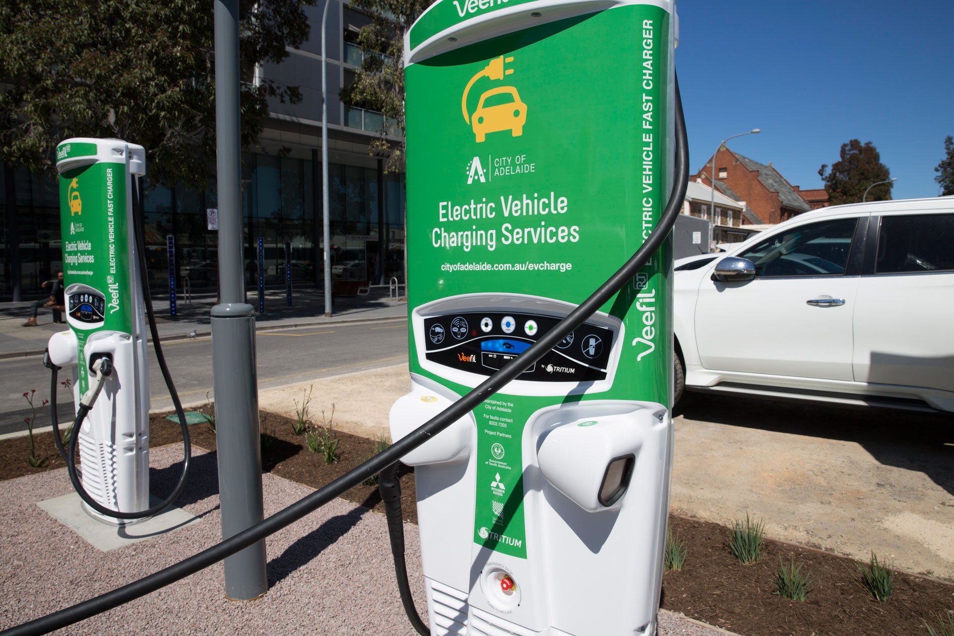 Electric Vehicle Parking in Adelaide UPark