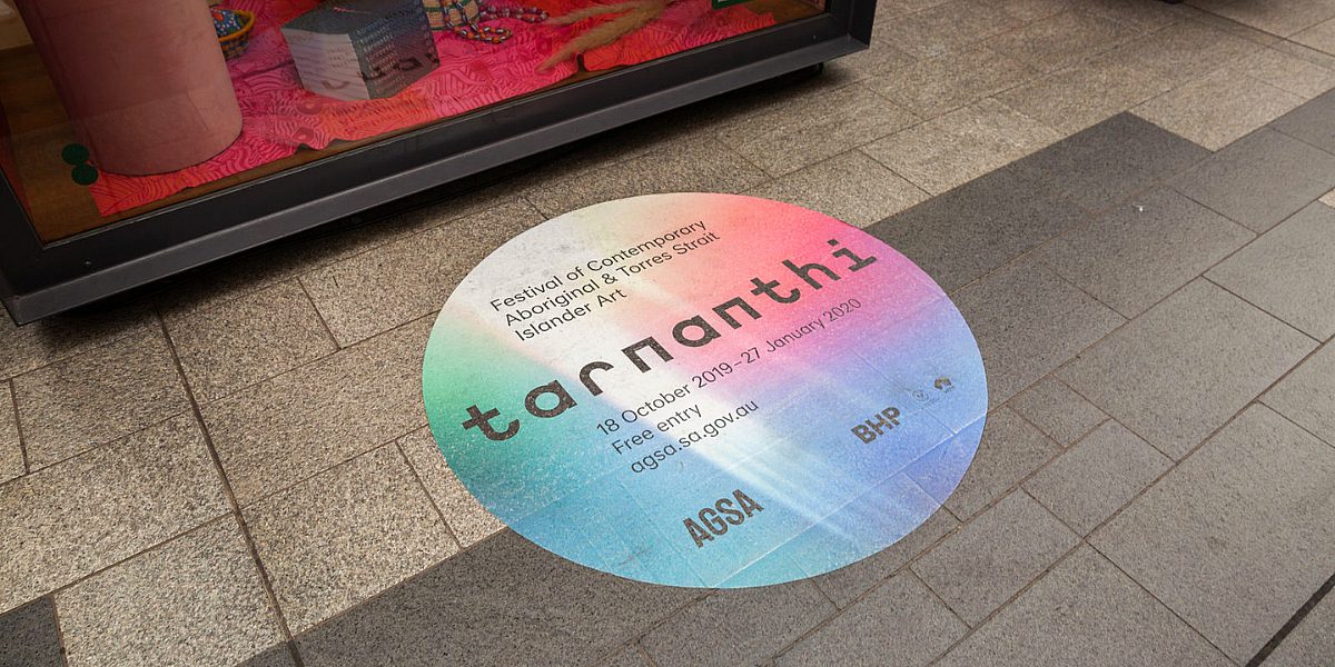Footpath sticker