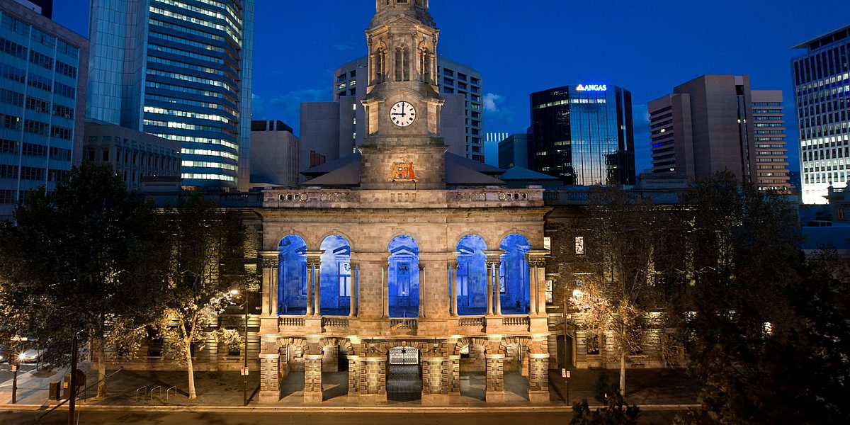 Town Hall lights