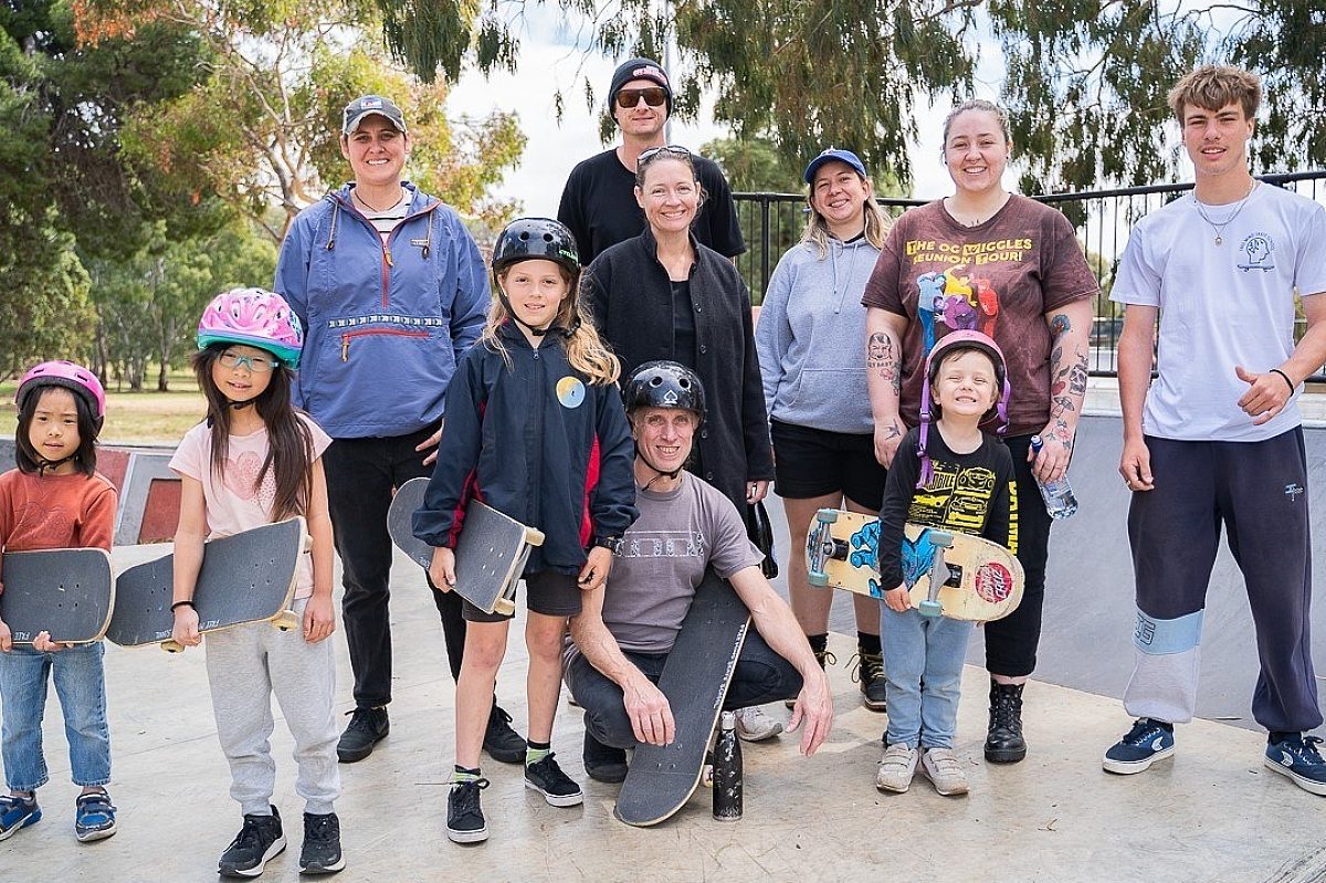 Skate and Meditate workshop photo Michael Lim