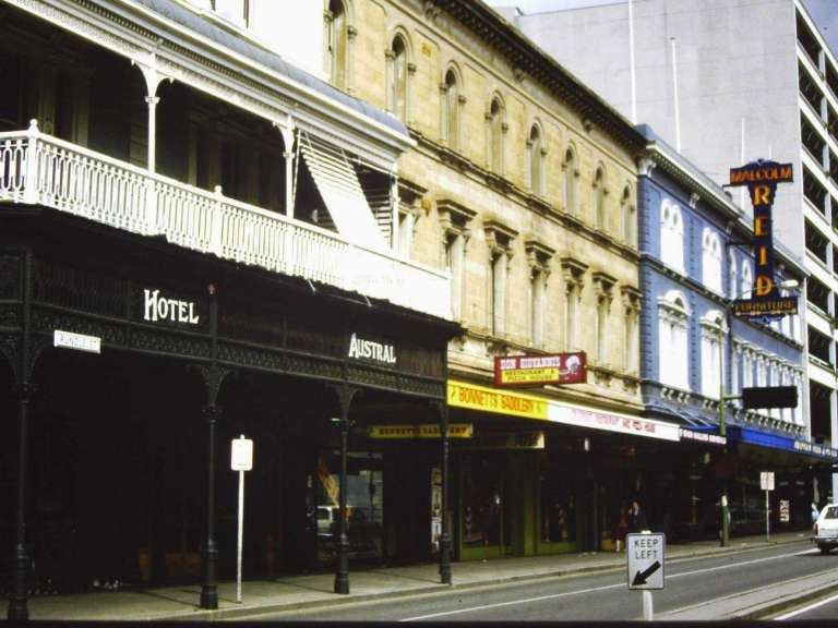 Facade of Malcolm Reid's Emporium - 187-195 Rundle Street ADELAIDE ...