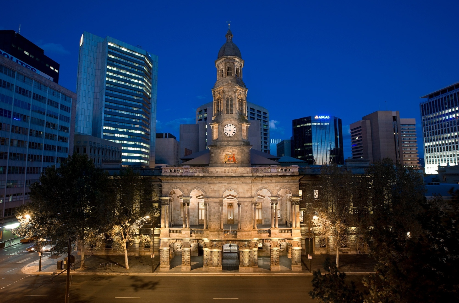 Adelaide Town Hall historic building facade