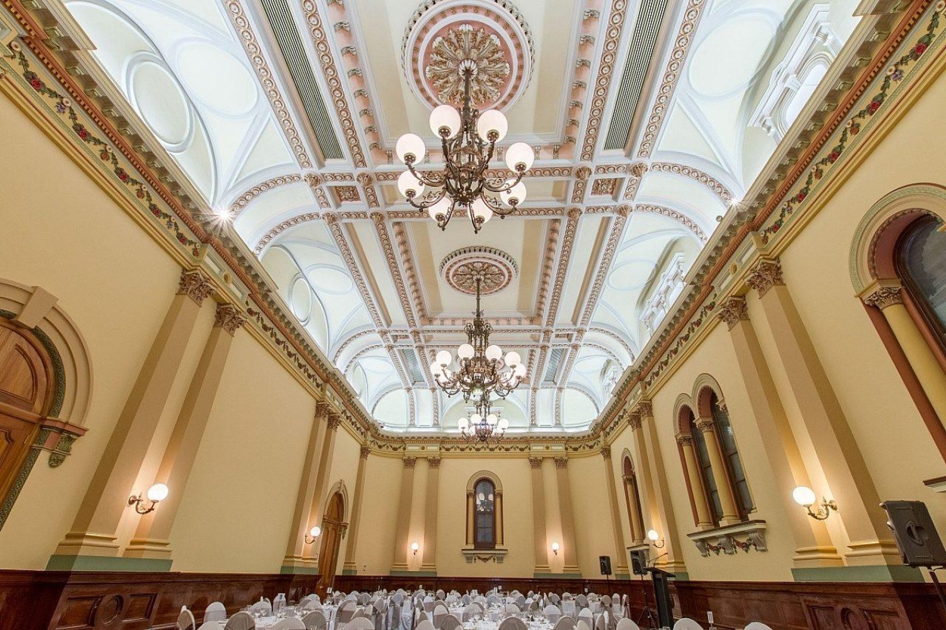 Banqueting Room heritage vaulted ceiling Adelaide venue