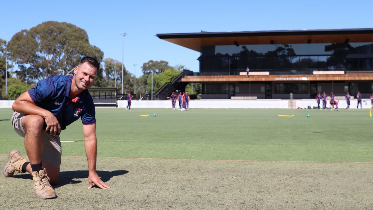 Trent kelly on karen rolton oval pitch