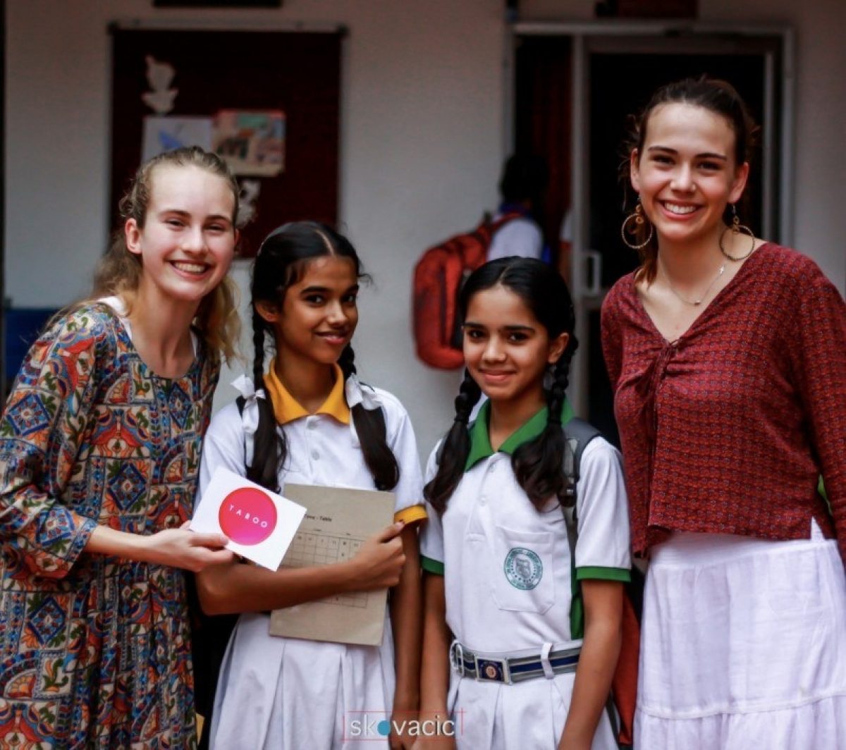 Isobel marshall and eloise hall in india credit taboo