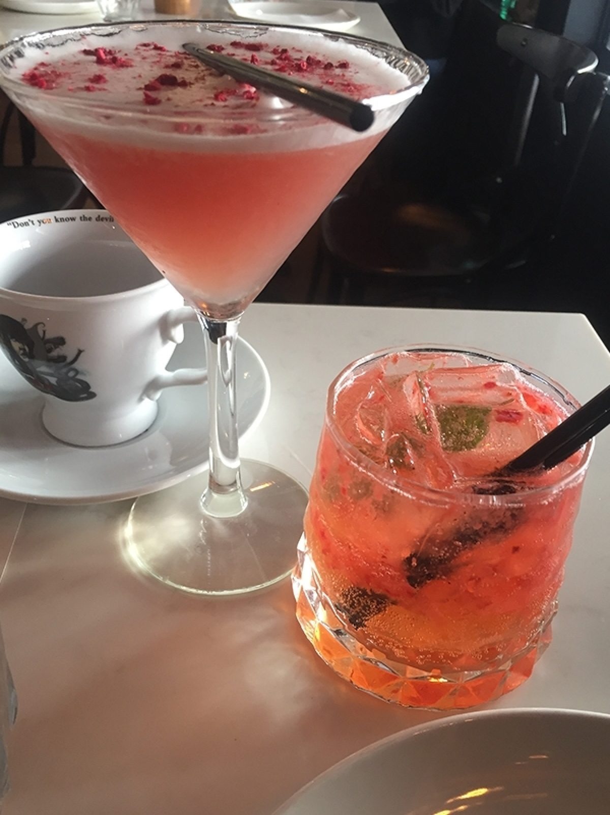 Cocktails at madam hanoi