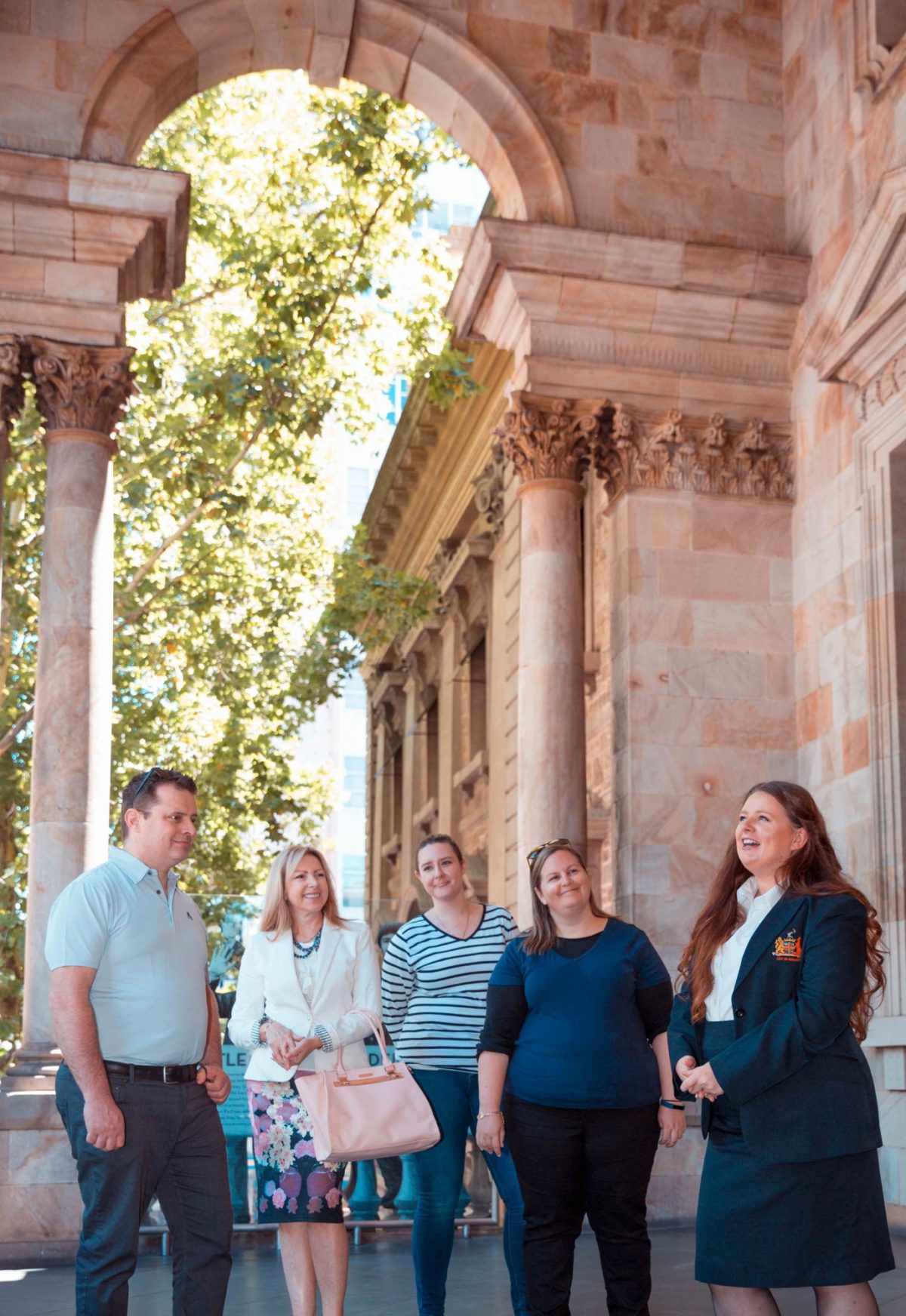 Adelaide Town Hall pic with Kate Earle