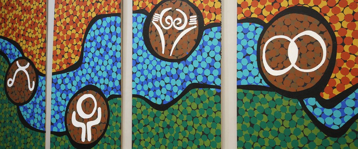 Extract of Scott Rathmans Reconciliation Mural AL feature