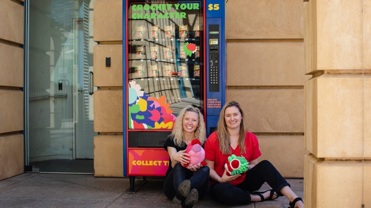 Artist carly snoswell and art vending machines australia