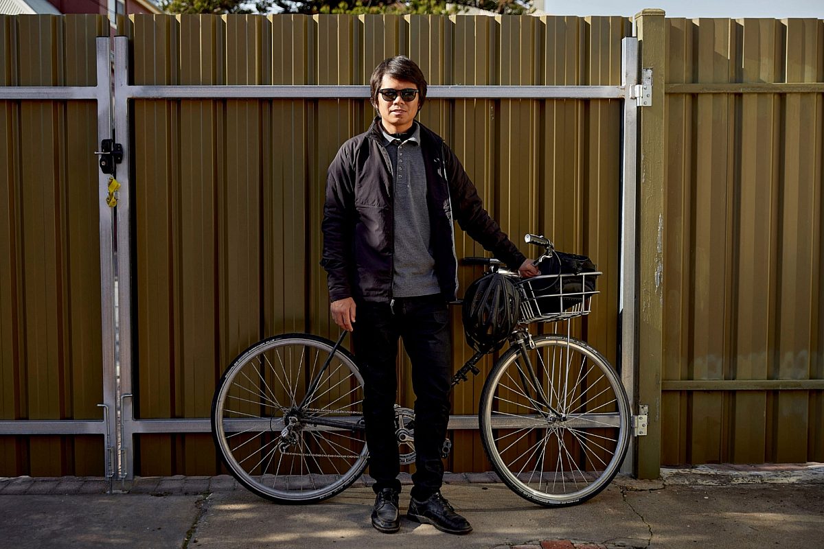Ryan cantwell with bike