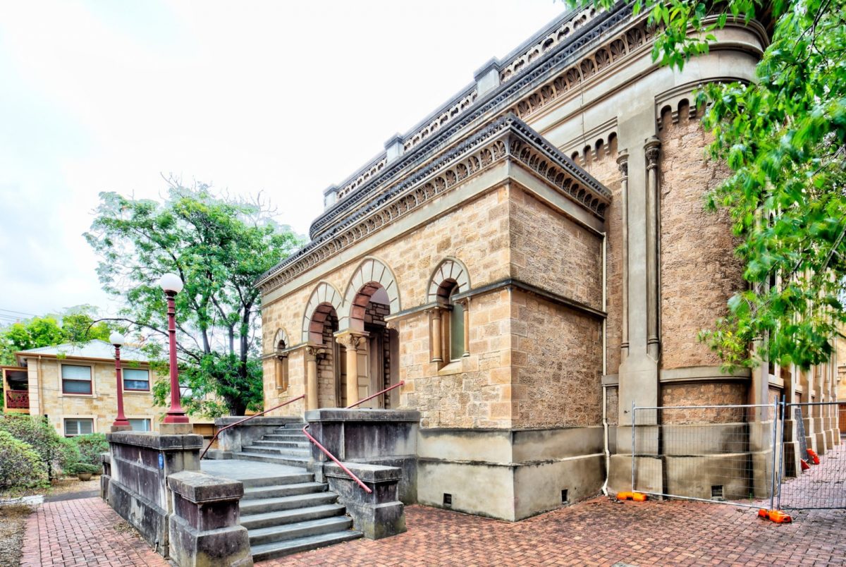 Baptist chruch entrance