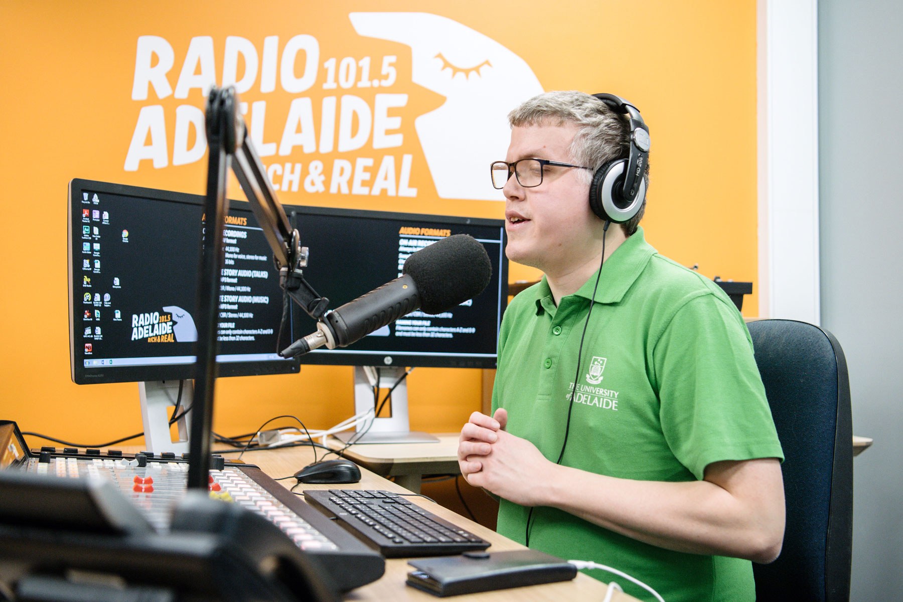 Coa access and inclusion advisory panel member jarad mcloughlin at radio adelaide