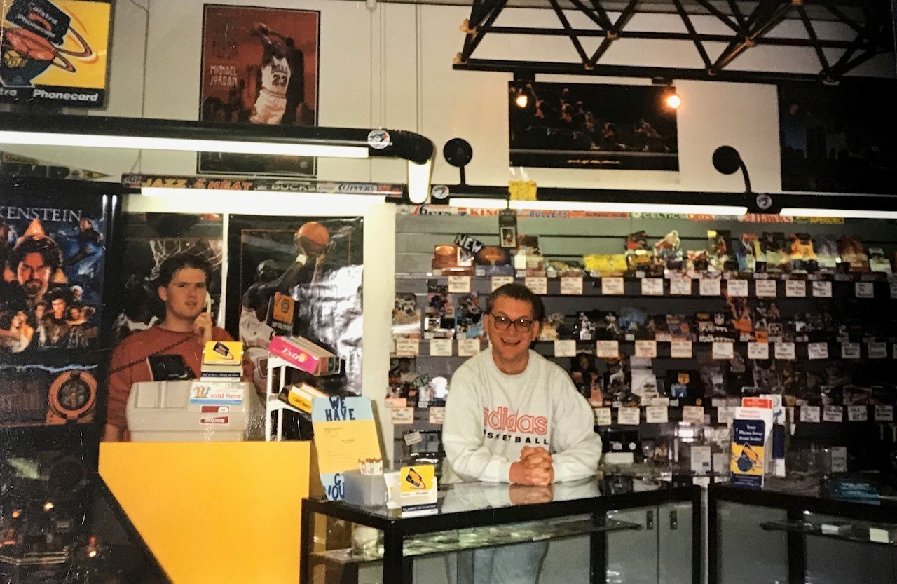Sports card world grant original owner and matt around 1996