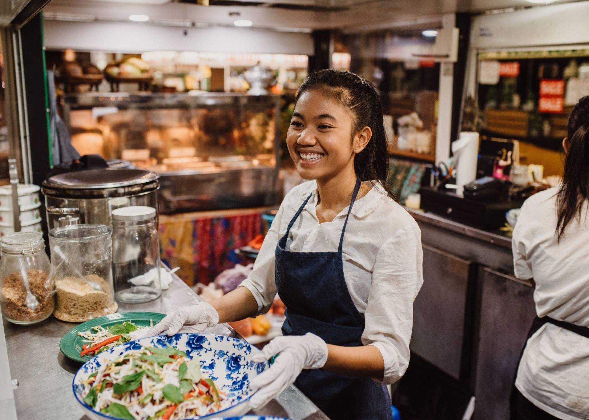 Central market worker