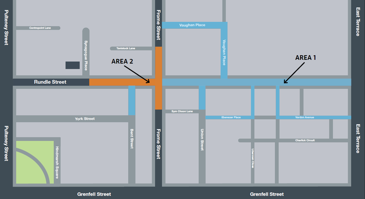 EEU Road closure Map 2025