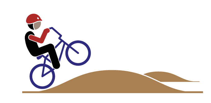 bmx bike on a dirt track