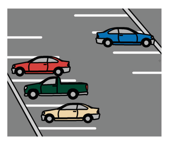 cars parked together