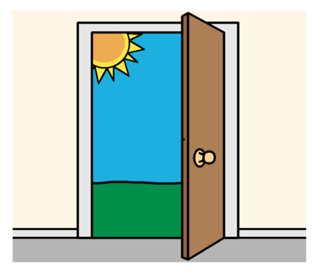 door opening