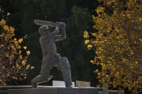 Elder Park Sir Donald Bradman Statue