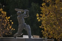 Elder Park Sir Donald Bradman Statue