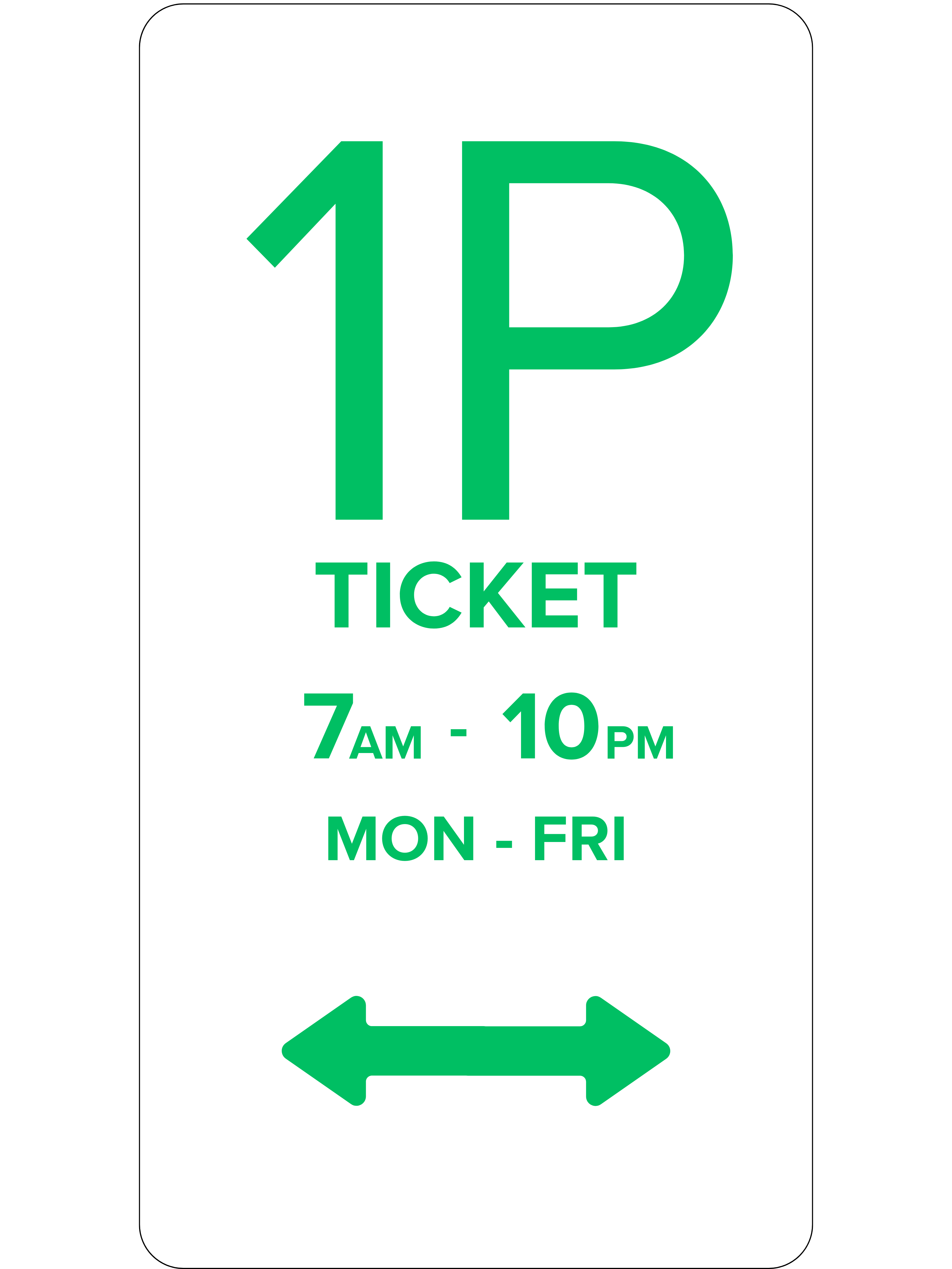 1 P ticket