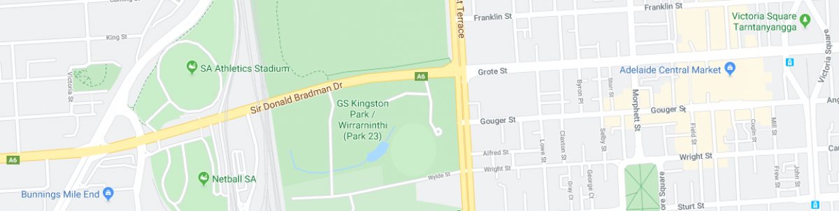 Sir donald bradman drive map
