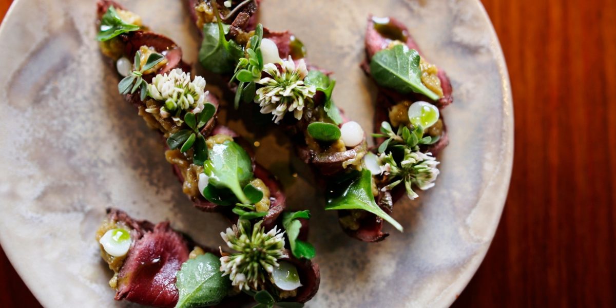 A dish from Orana restaurant, Adelaide