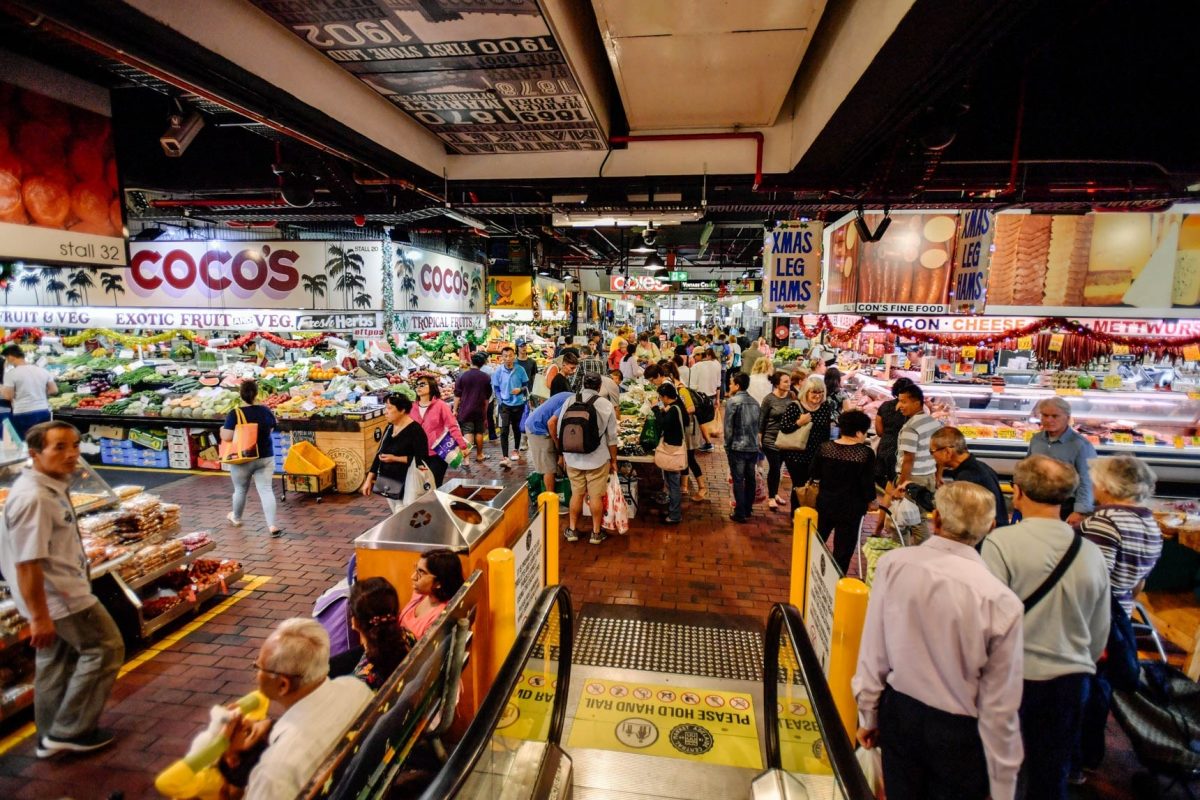 central markets busy during christmas