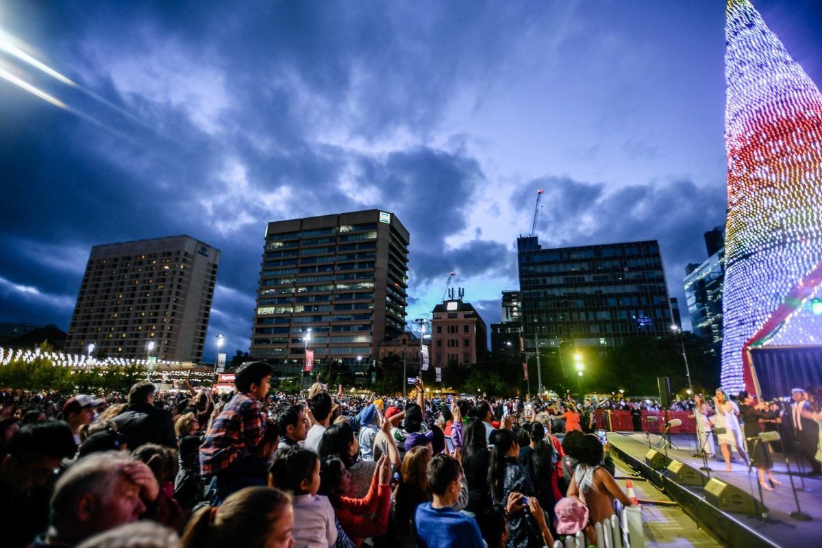 Christmas in Victoria Square, Adelaide