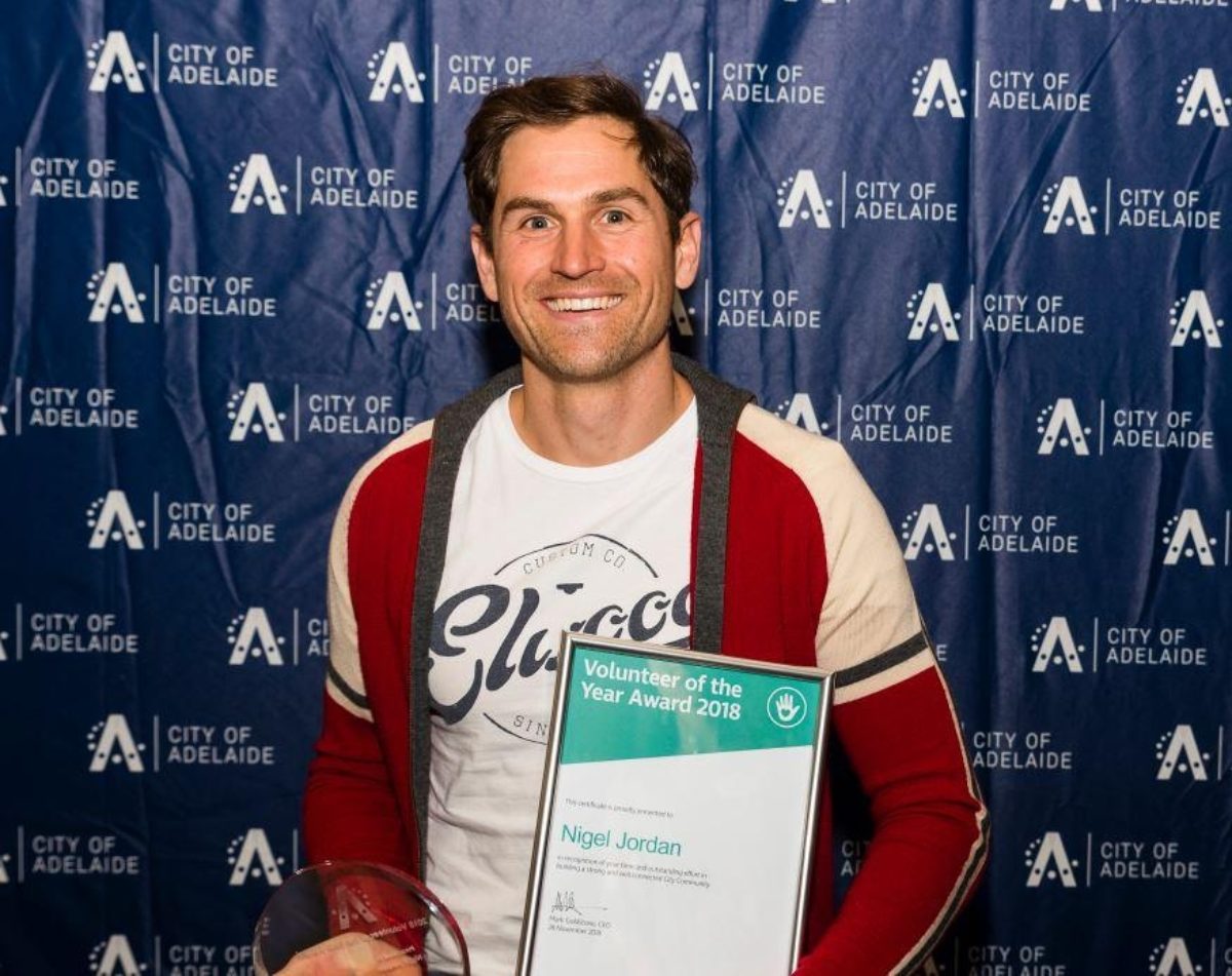 Volunteer of the year 2018 nigel jordan