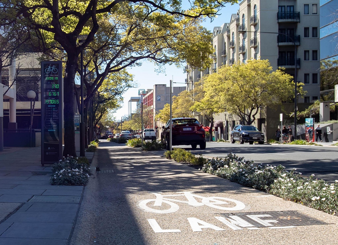 Bikeway counter