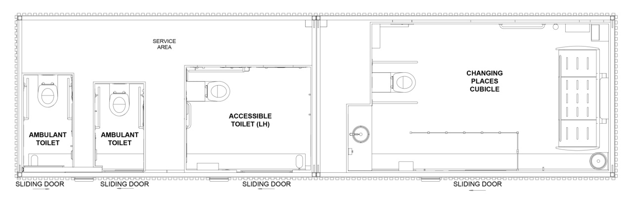 Changing places floorplan