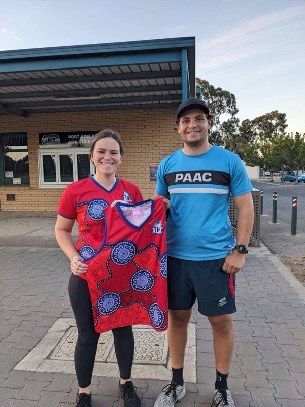 Adelaide lutheran sports club uniform artwork