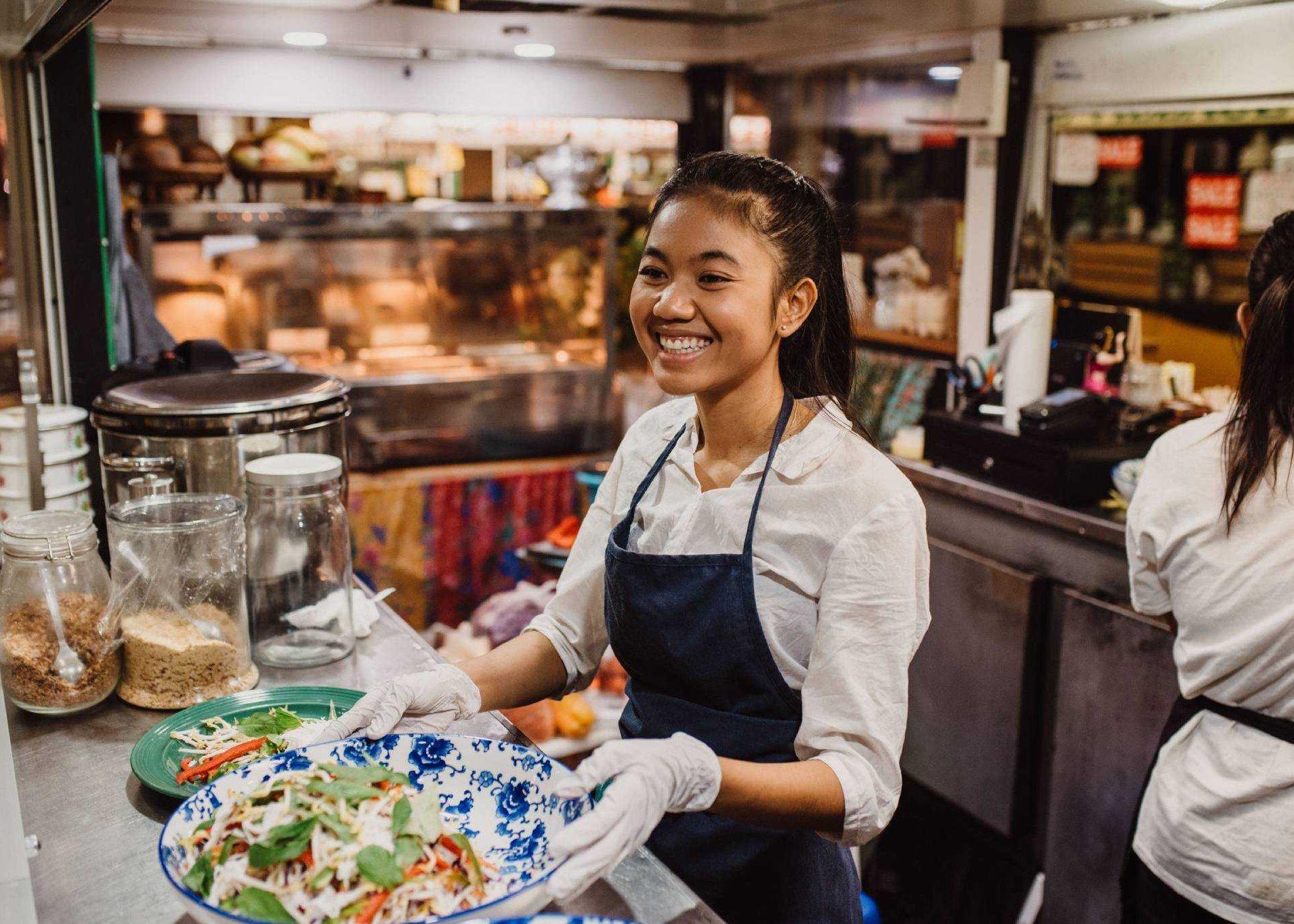 Central market worker