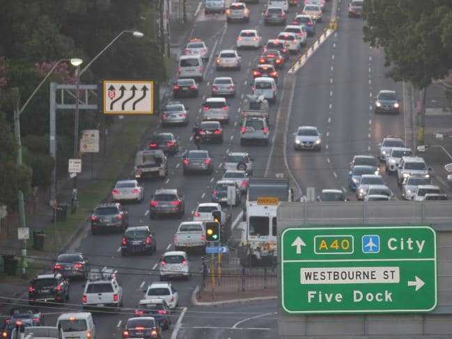 Journey to work in sydney