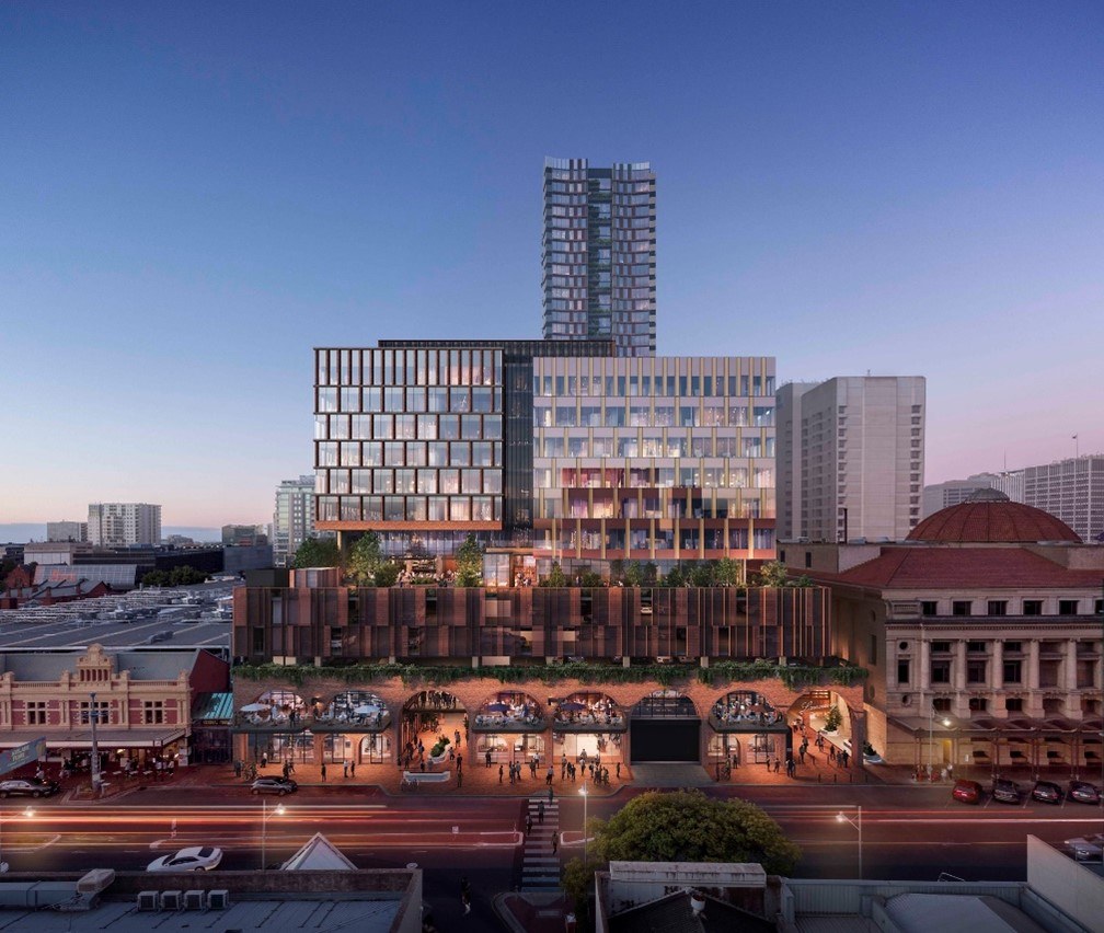 Artist’s impression of Market Square.