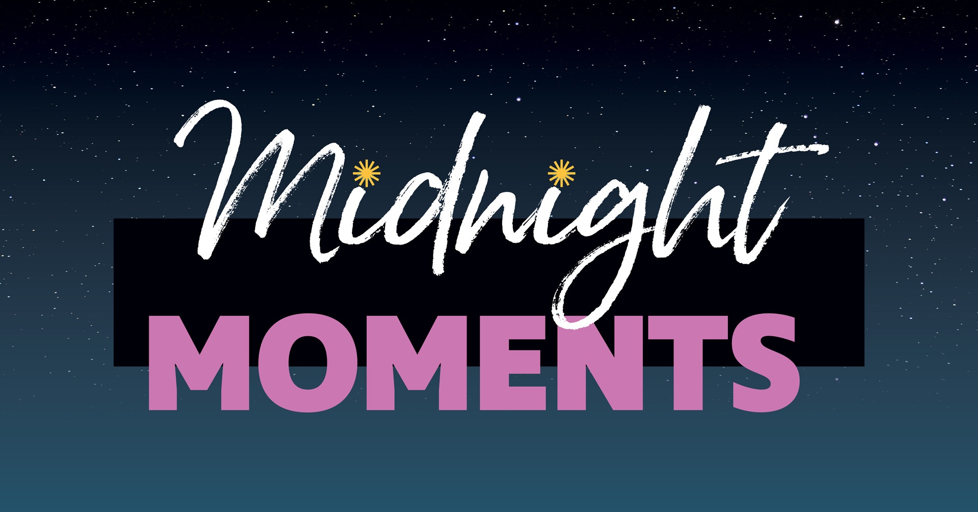 Midnight moments web banner