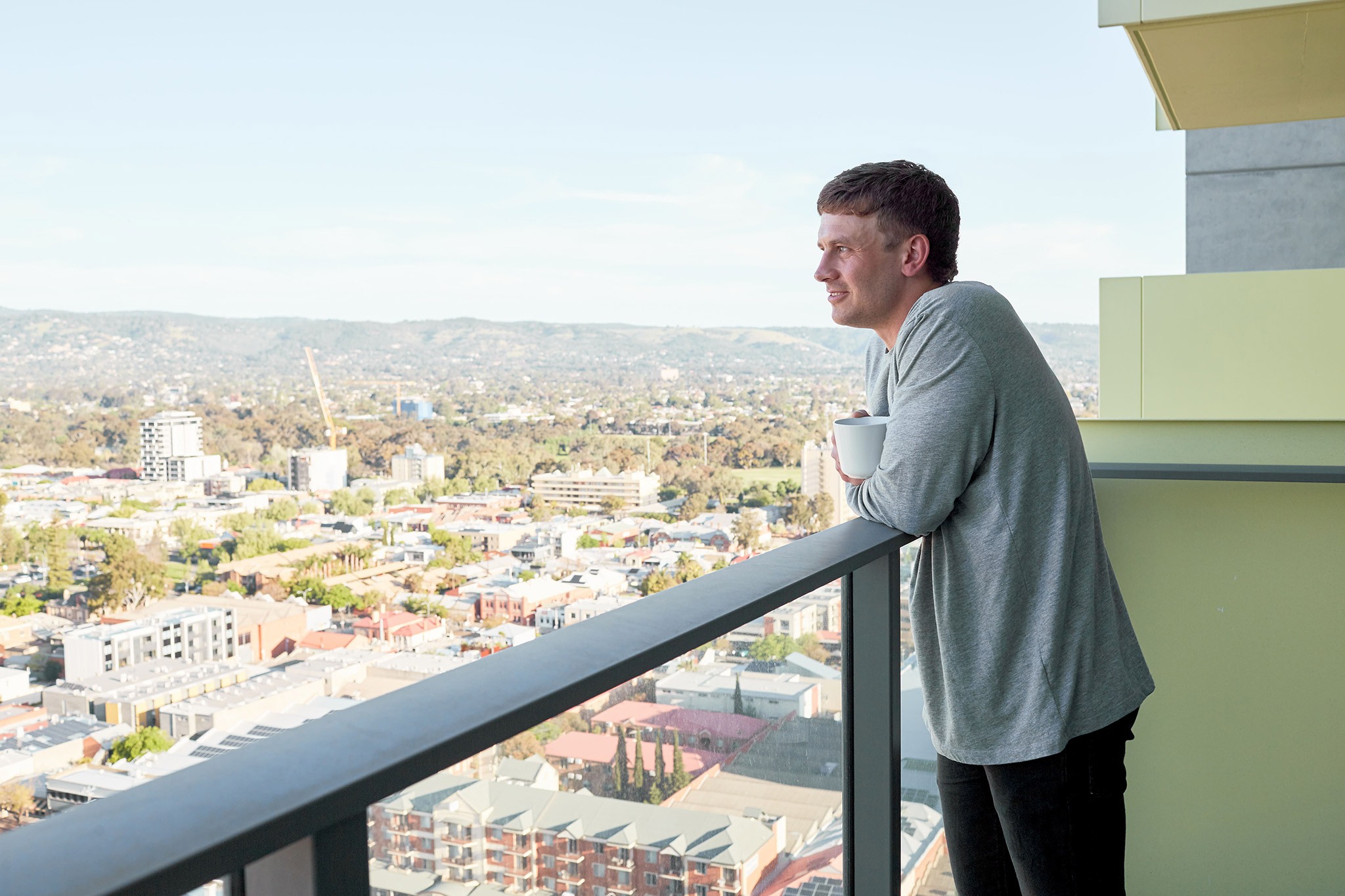 Sam city living balcony view