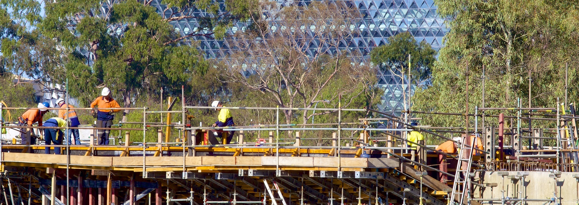 Scaffolding construction