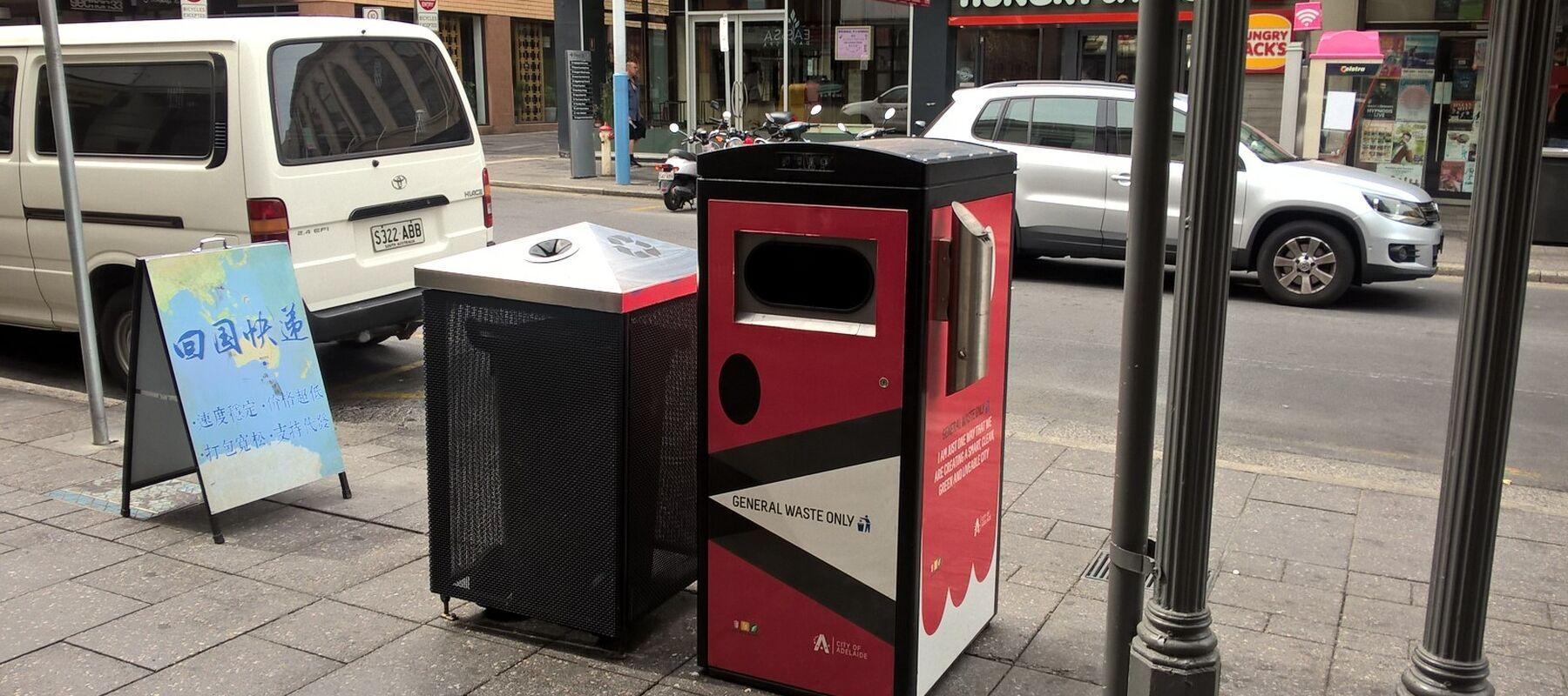 Smart Bins to Keep Adelaide's Streets Cleaner City of Adelaide