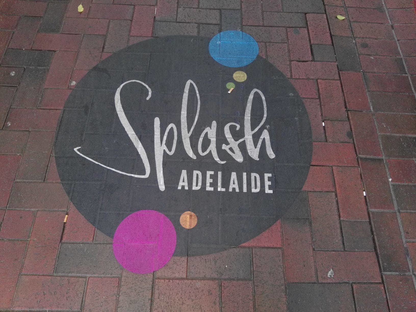 Footpath stickers & decals City of Adelaide