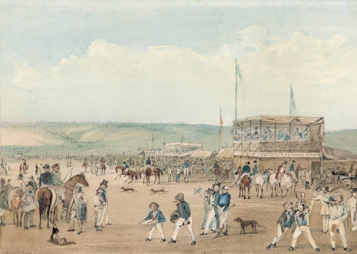 Thumbnail image for A Race Meeting at Adelaide 1845 | UA A.VA.2006.0015